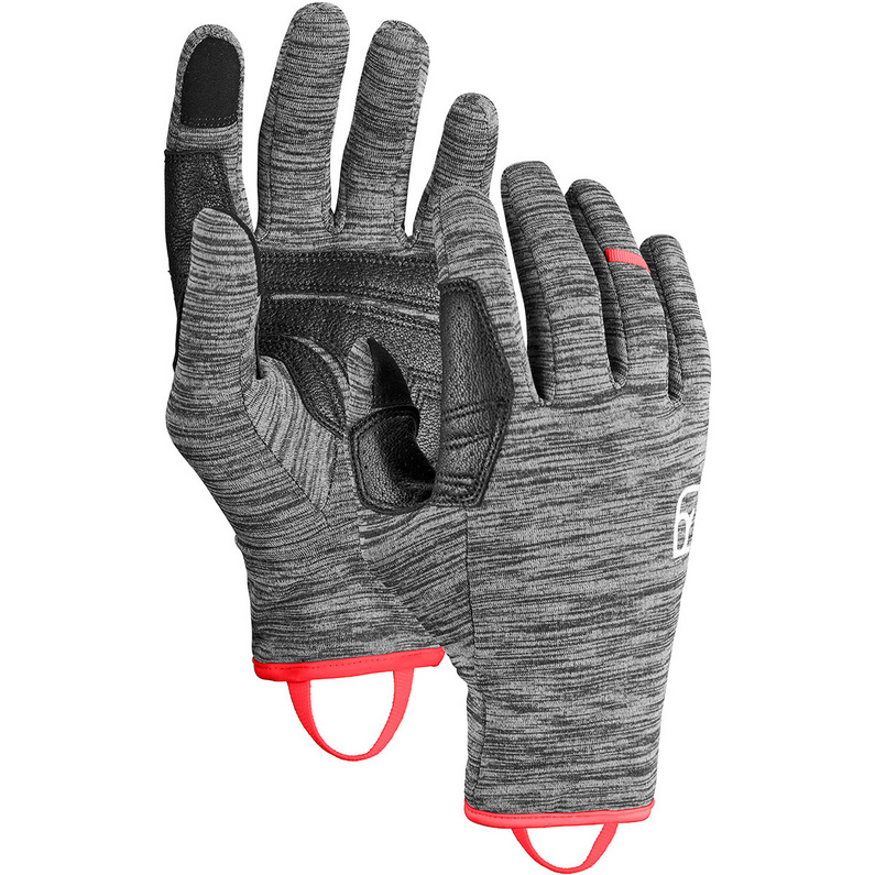 Женские флисовые легкие перчатки Ortovox, серый
