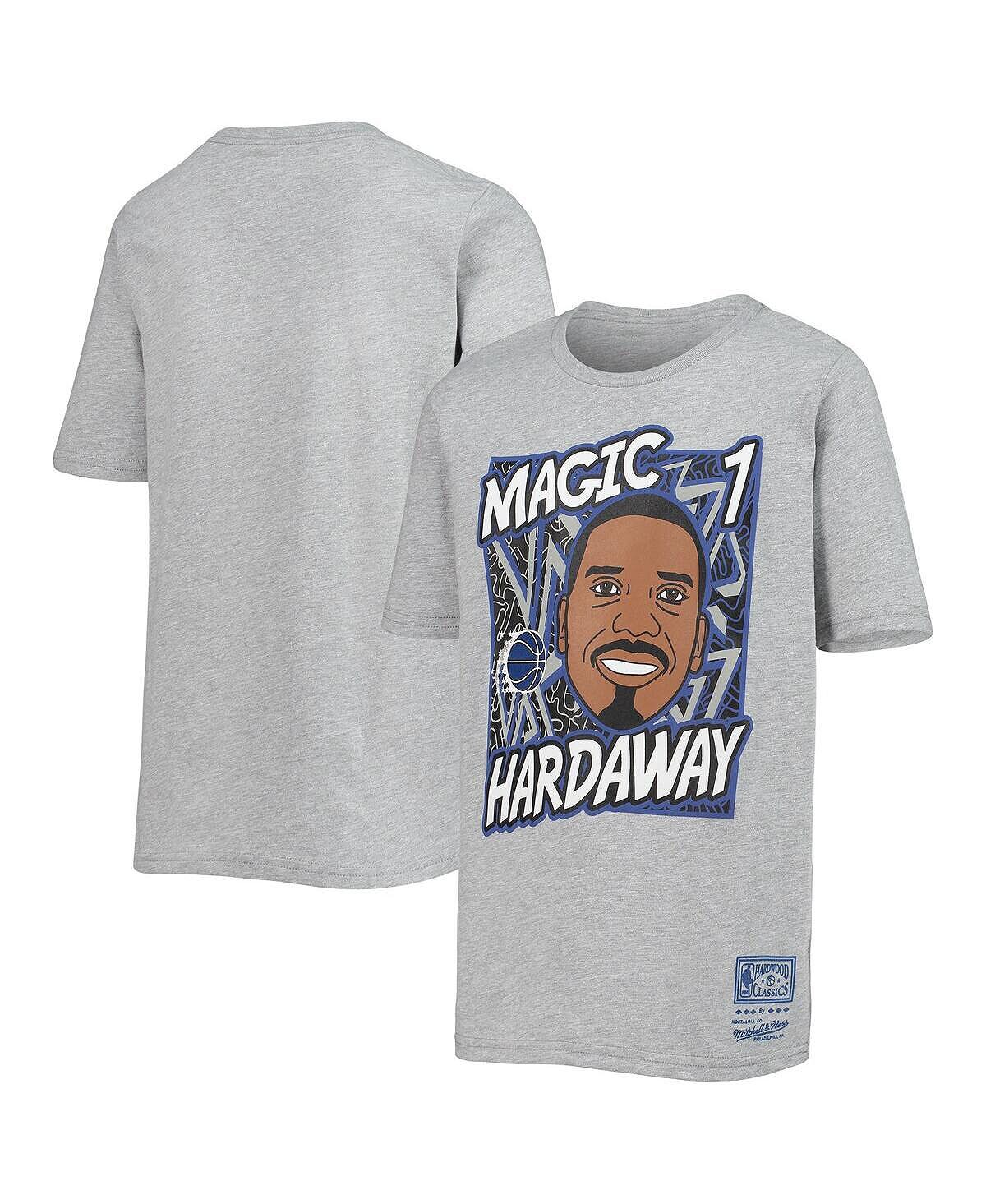 

Футболка Big Boys Penny Hardaway Heathered Grey Orlando Magic Hardwood Classics King of the Court Player Mitchell & Ness