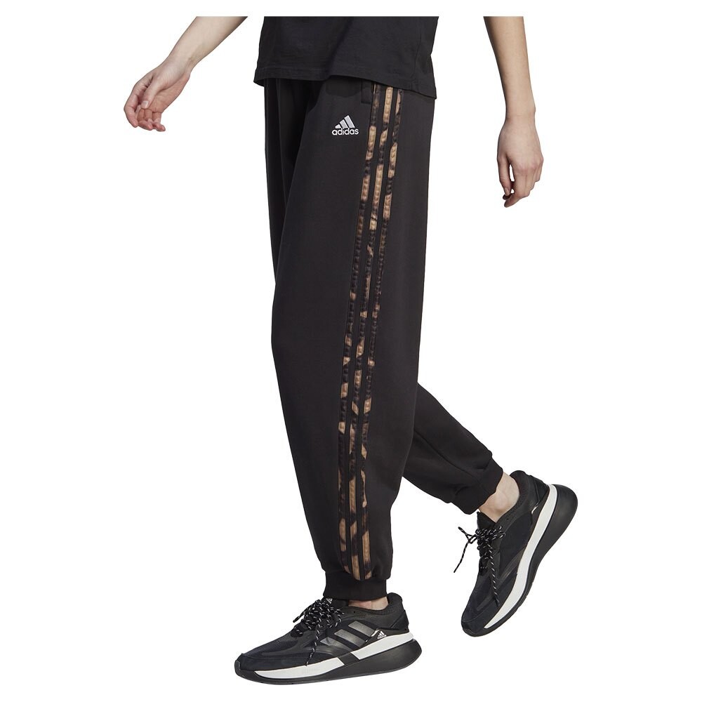 

Брюки adidas Sportswear Vibrant Print 3 Stripes Joggers, черный