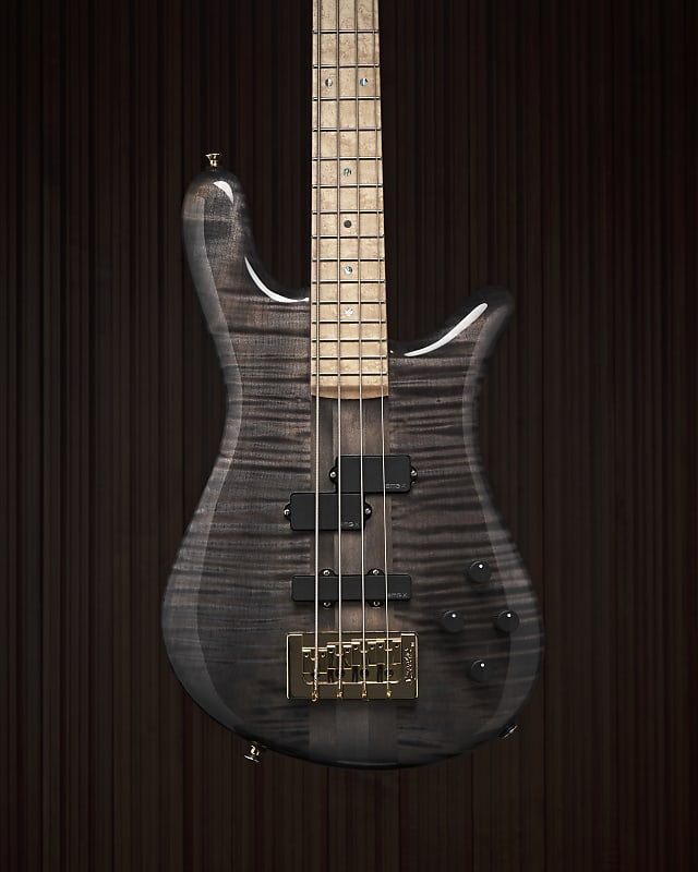 Басс гитара Spector USA NS-2 PROTOTYPE - Super Faded Black 4-String Bass w/ Case