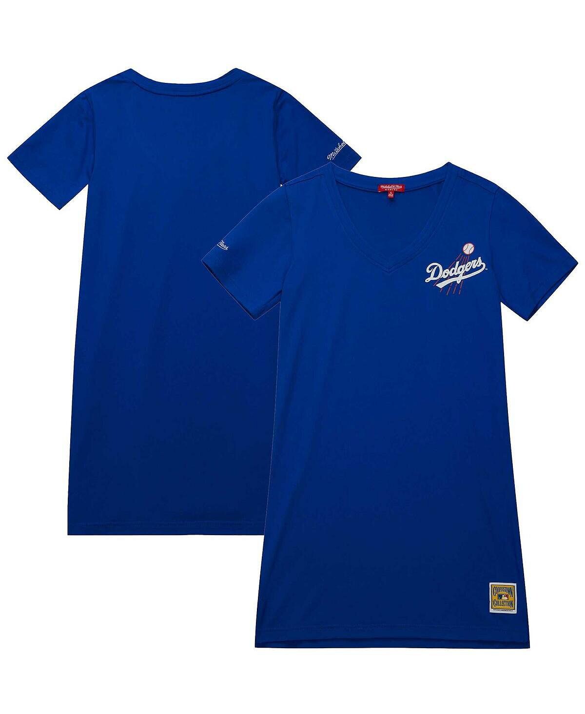 

Женское платье с v-образным вырезом Royal Los Angeles Dodgers Cooperstown Collection Mitchell & Ness