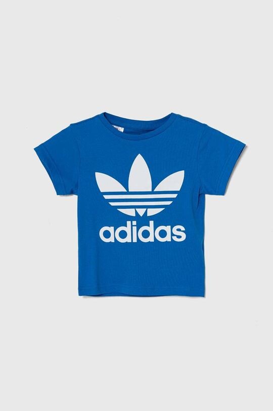 

adidas Originals Детская хлопковая футболка TREFOIL, синий