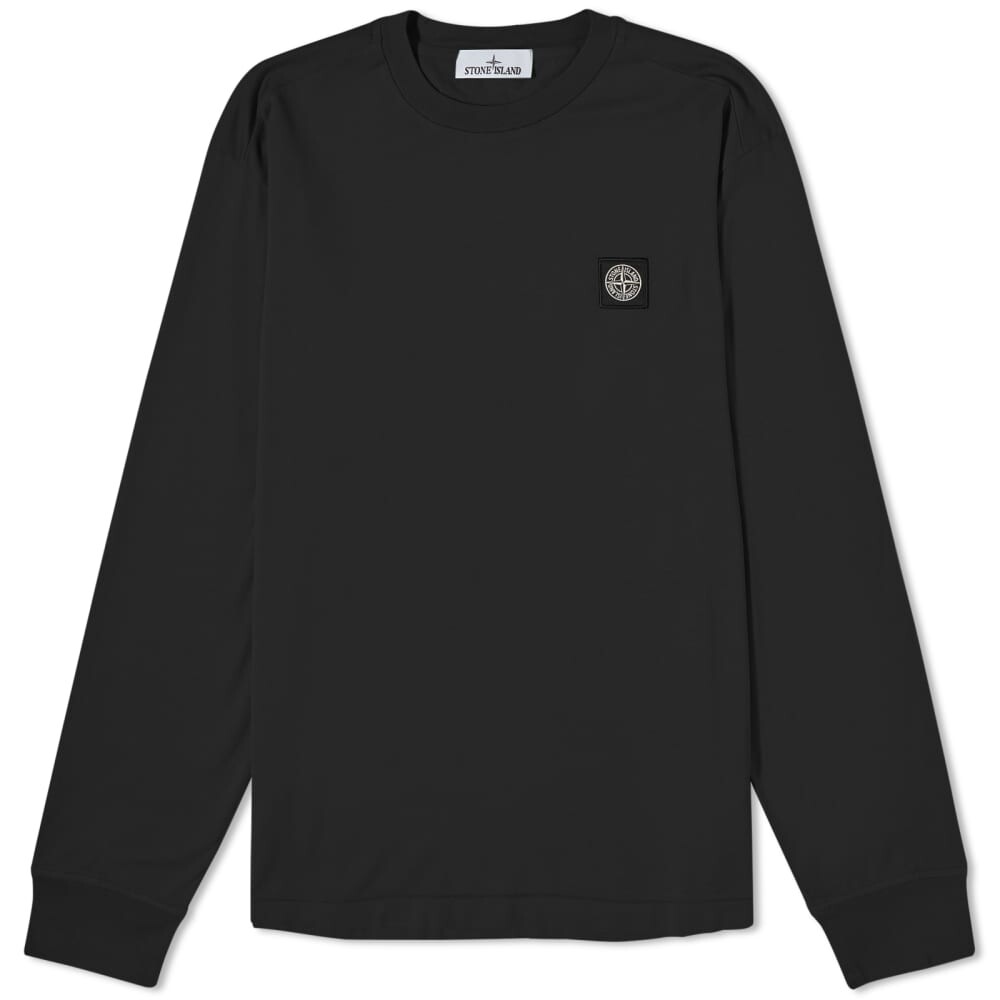 

Футболка с длинными рукавами и нашивкой Stone Island, черный
