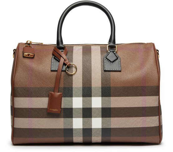 

Сумка для боулинга средней клетки Burberry