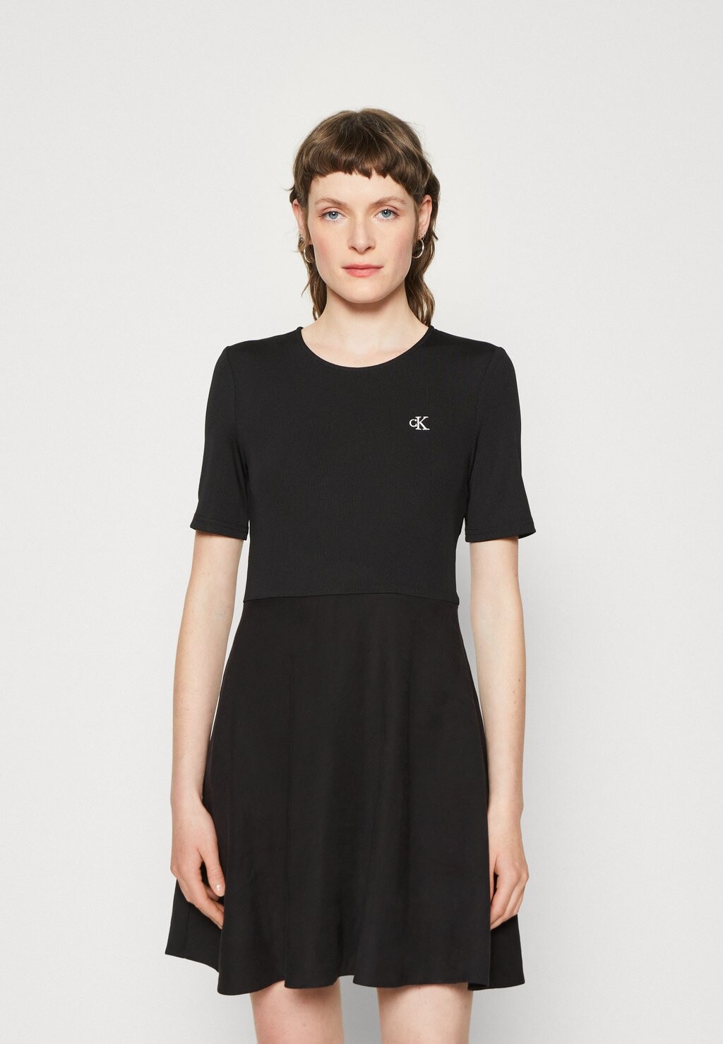 

Летнее платье Calvin Klein Jeans, черное, Черный