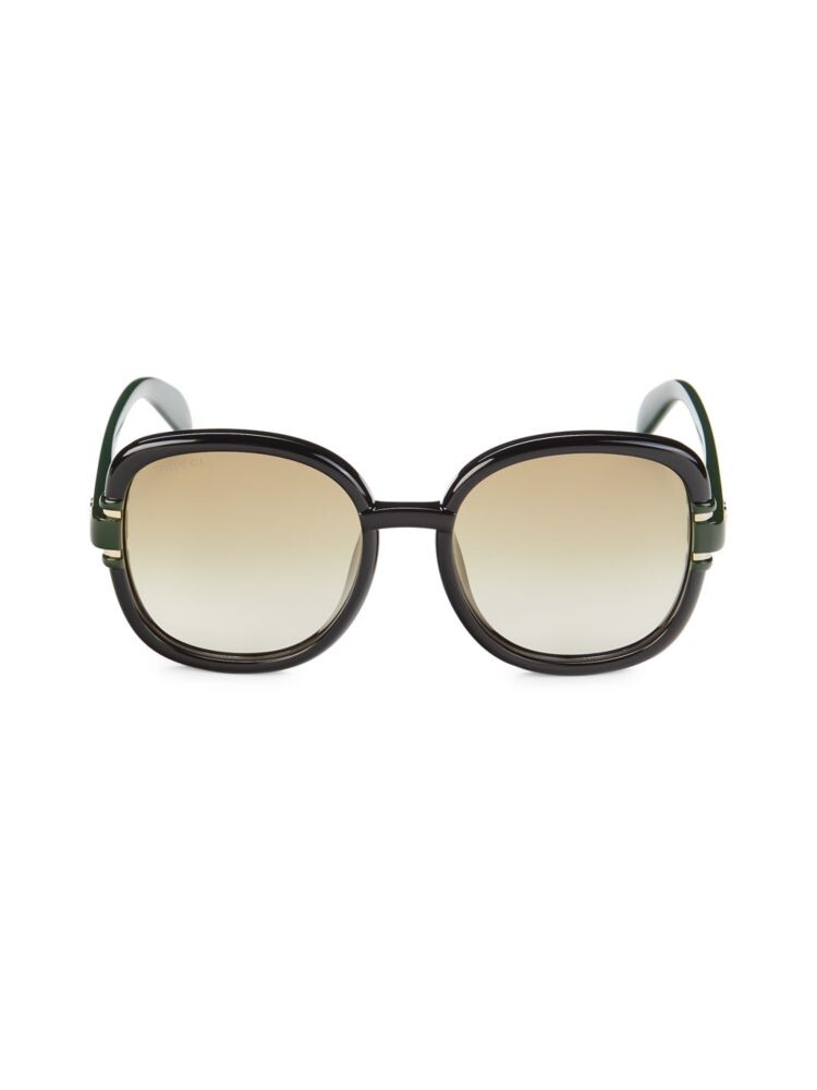 

Квадратные солнцезащитные очки 57MM Gucci, черный