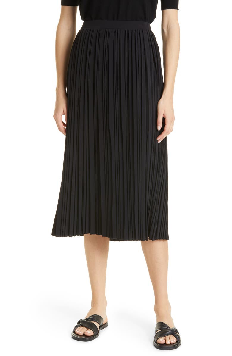 

Плиссированная юбка Nodo MAX MARA LEISURE, черный