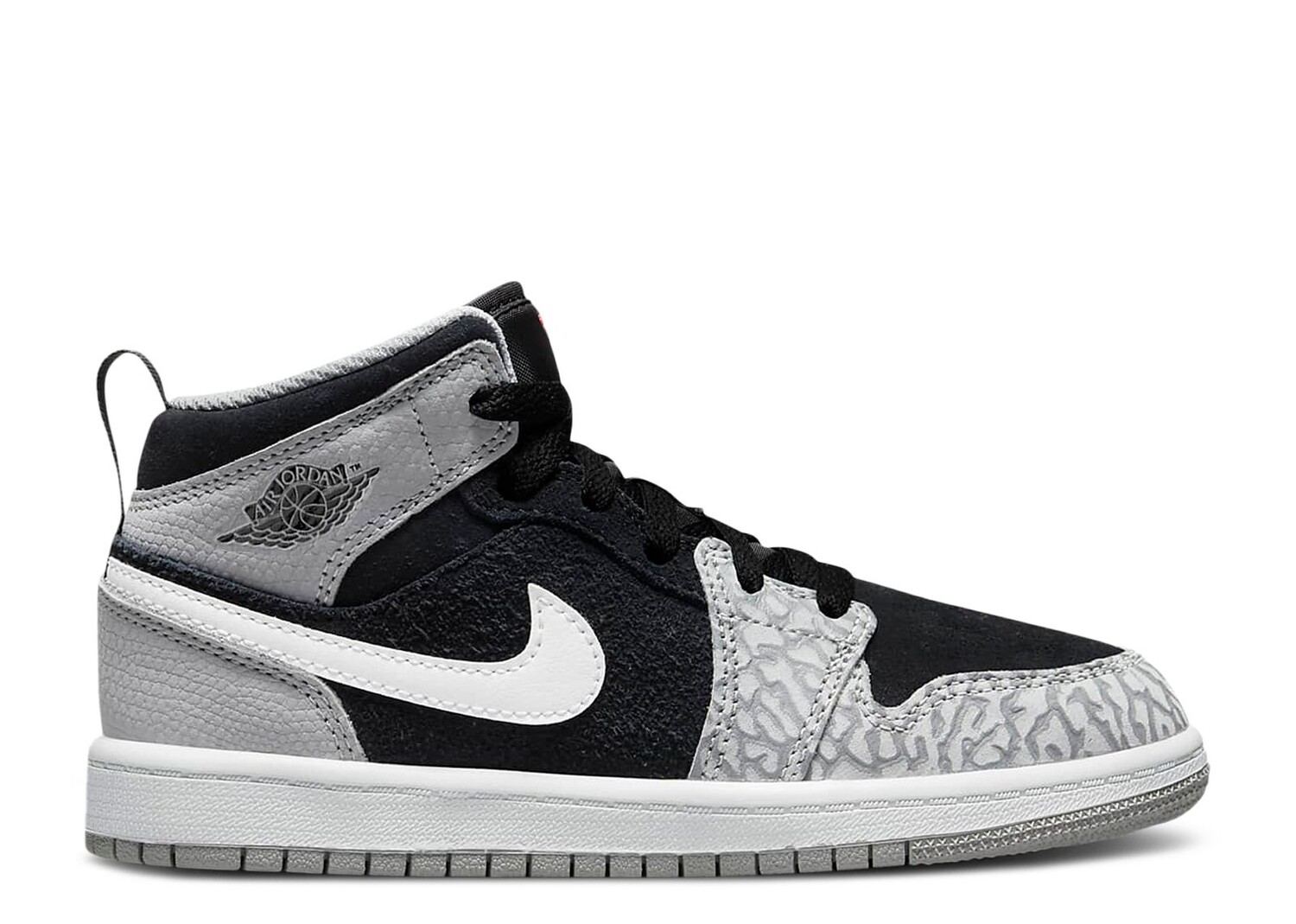 

Кроссовки Air Jordan Air Jordan 1 Mid Se Ps 'Elephant Toe', серый