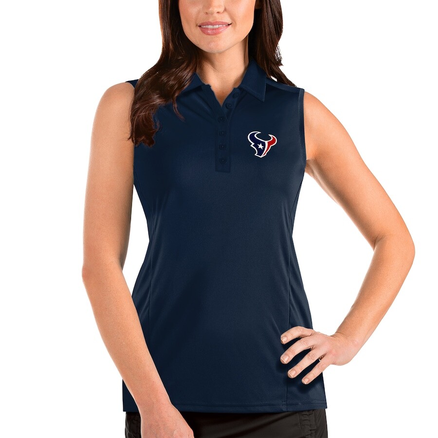 

Поло без рукавов Antigua Houston Texans, нави
