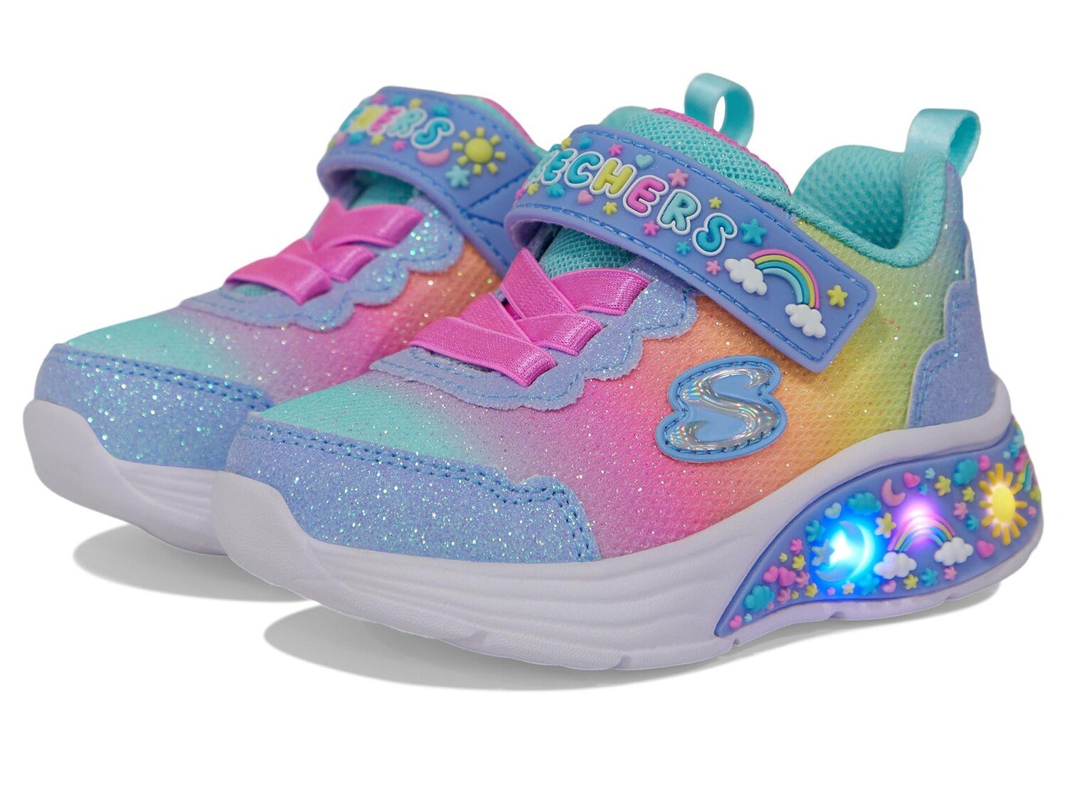 

Кроссовки SKECHERS KIDS My Dreamers 303157N (Toddler), голубой/мульти