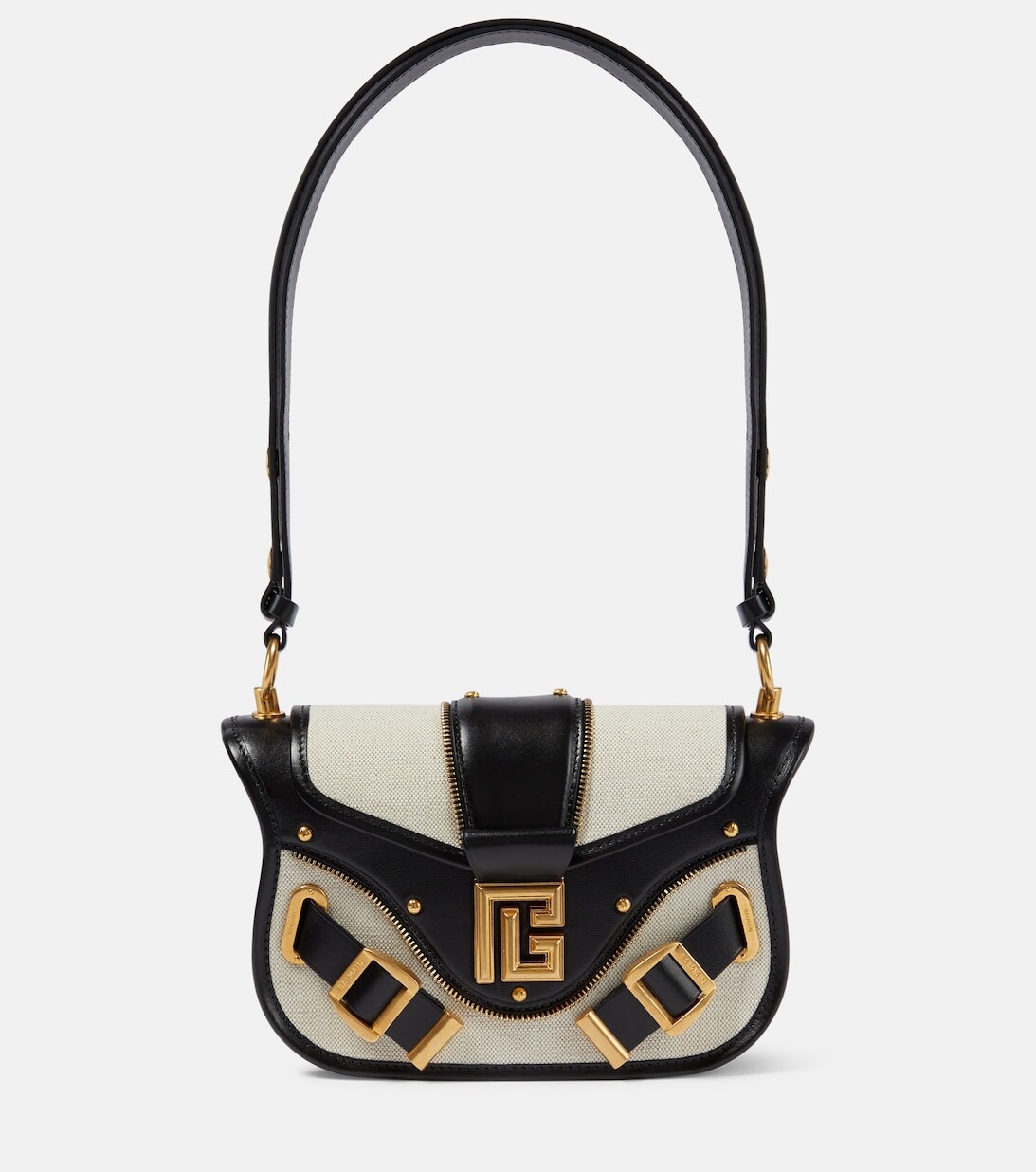 

Сумка через плечо Blaze из ткани и кожи Balmain, нейтральный