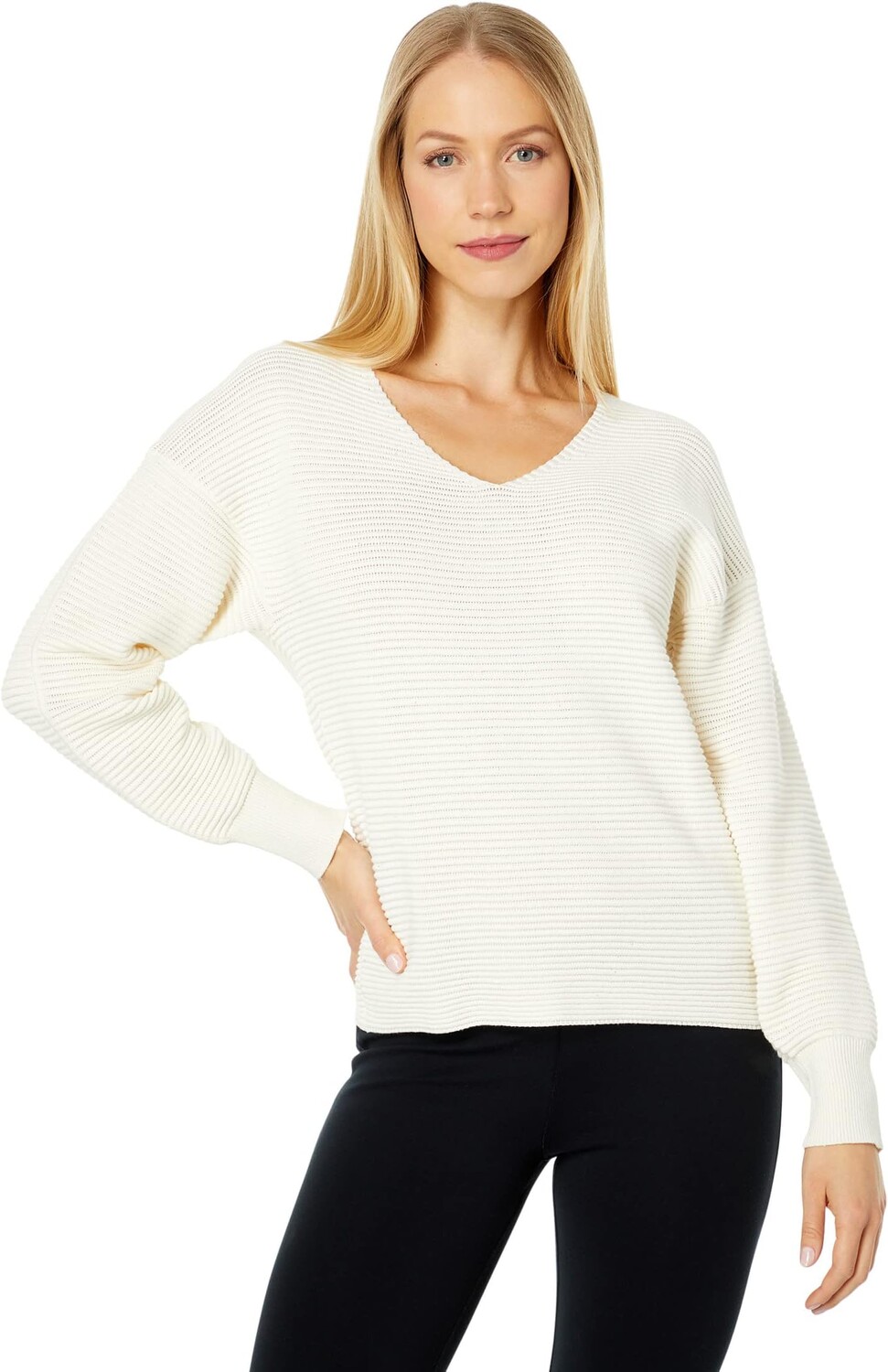

Свитер Bonita Sequin Ottoman V-Neck Tommy Bahama, цвет Coconut