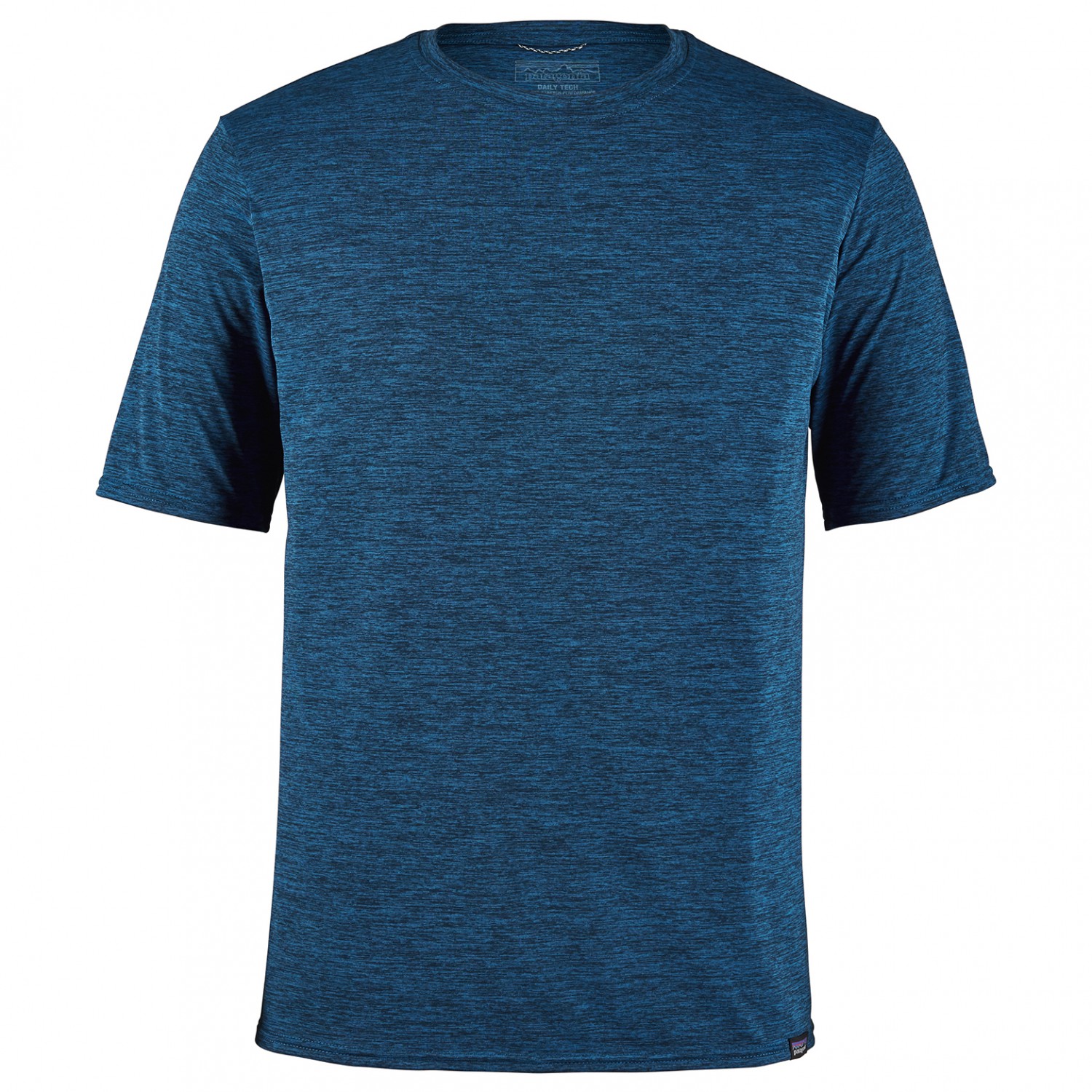 Функциональная рубашка Patagonia Cap Cool Daily Shirt, цвет Viking Blue/Navy Blue X Dye men satin pajamas set navy blue 2pcs shirt