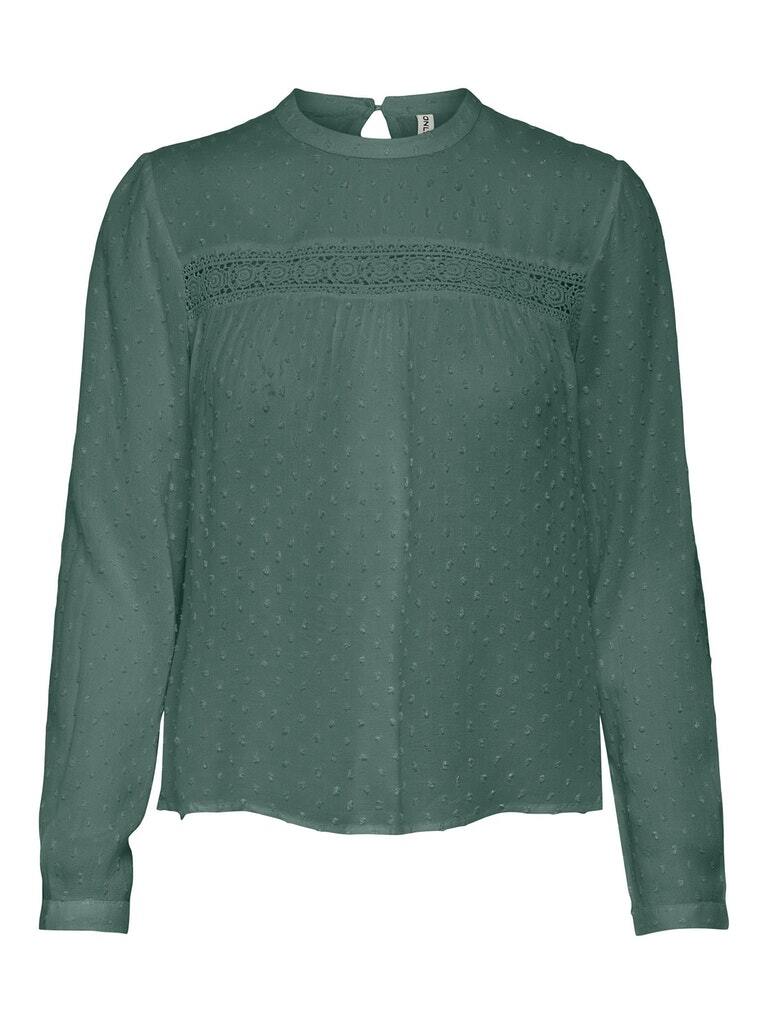 Блуза ONLY Langarm, цвет Balsam Green