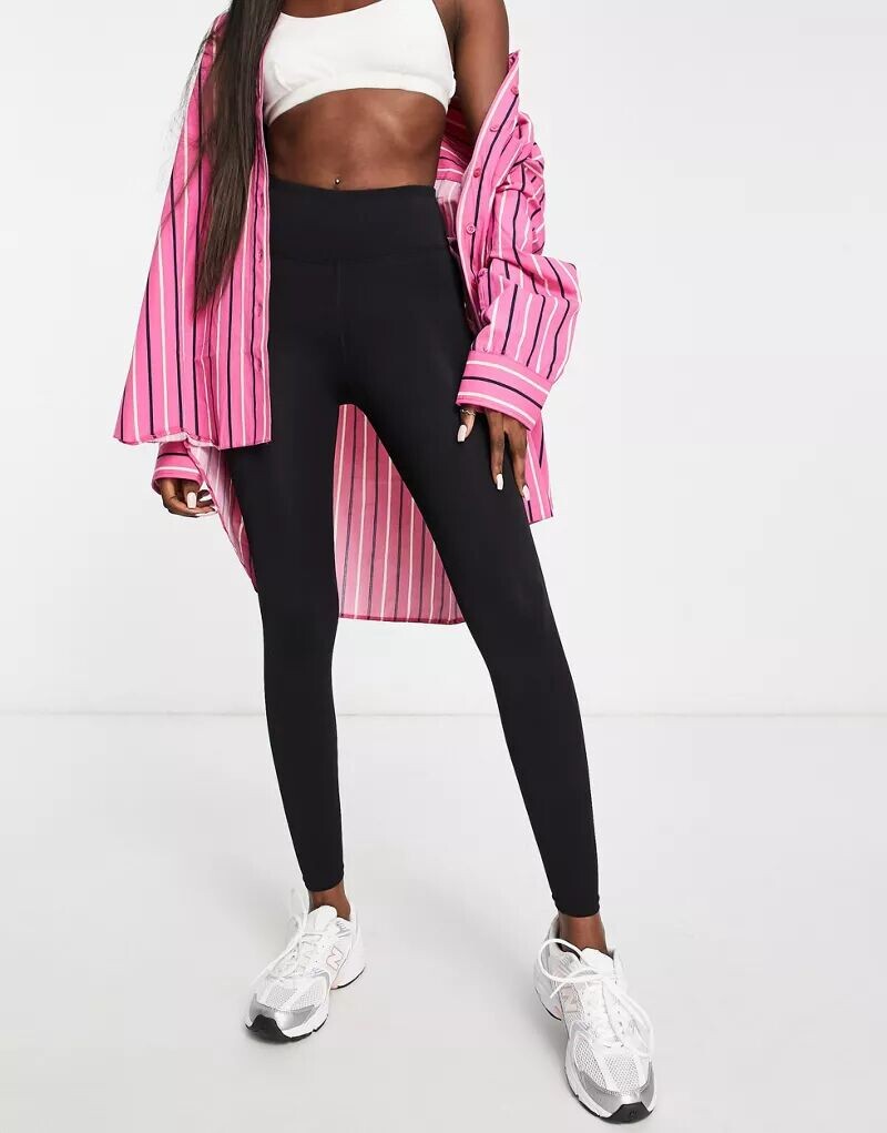

Черные бесшовные леггинсы Cotton On Cotton:On