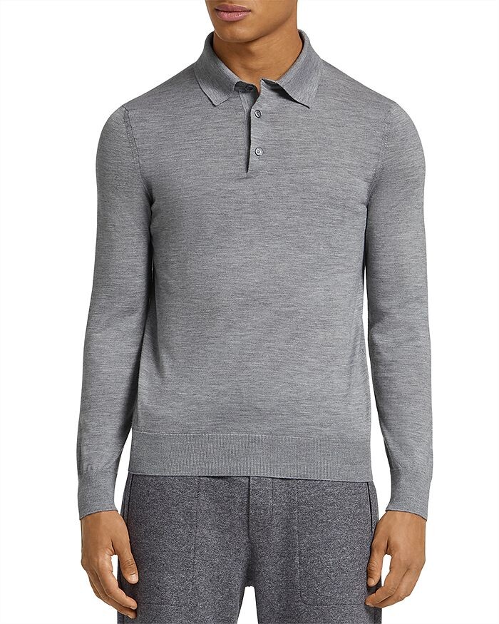 

Рубашка поло стандартного кроя с длинными рукавами Cashseta Essential Zegna
