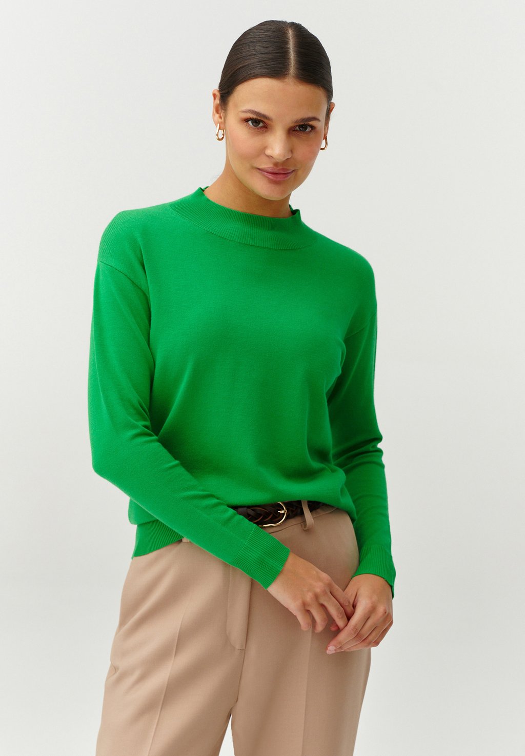 Вязаный свитер TATUUM, цвет green вязаный свитер ihbrielle ichi цвет oatmeal w green tea