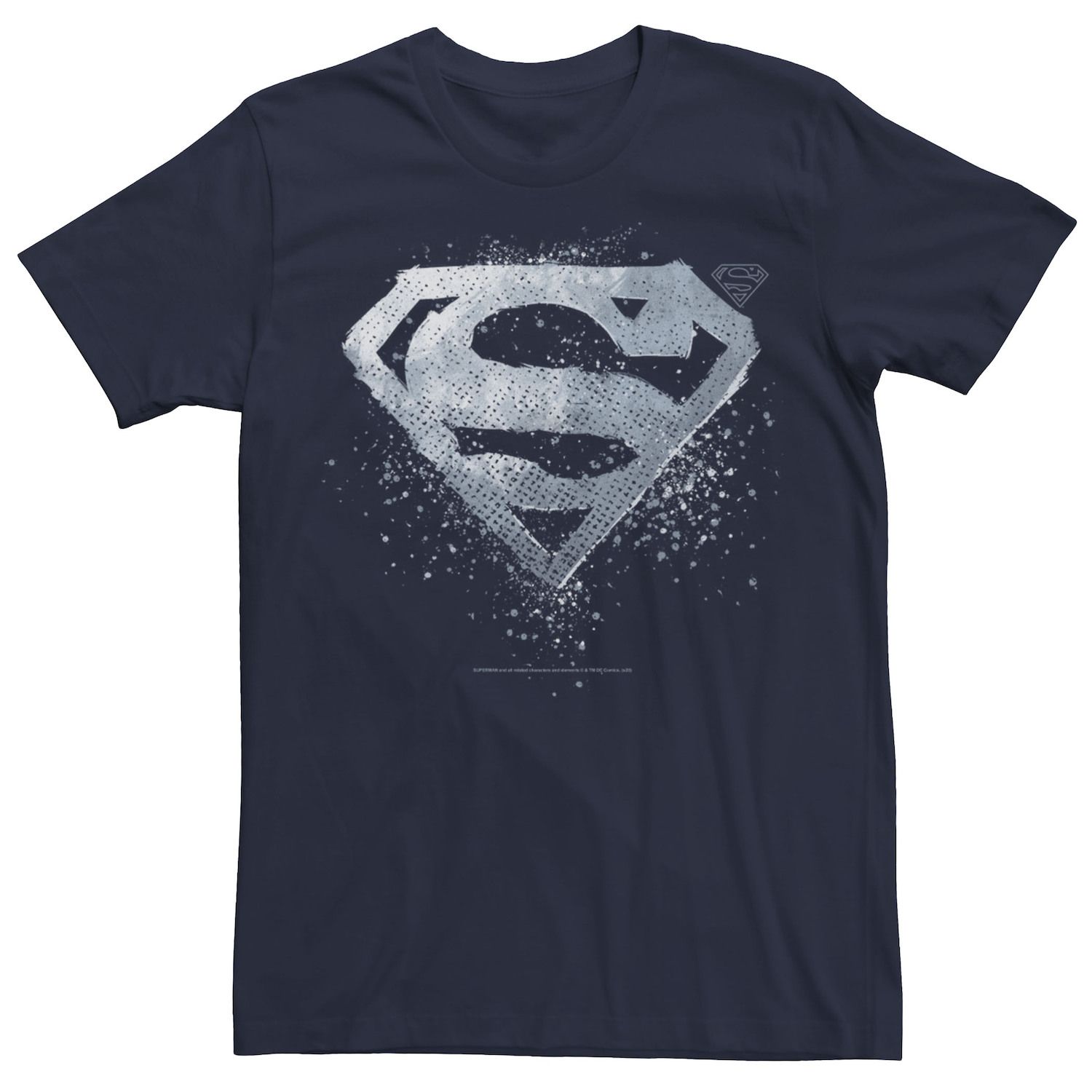 Мужская футболка с хромированным логотипом DC Fandome Superman Licensed Character
