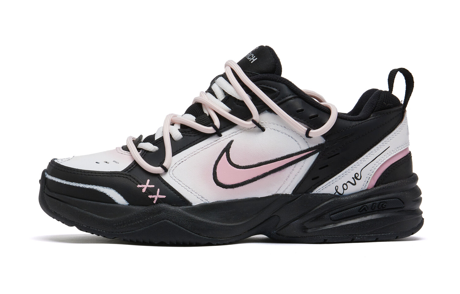 

Кроссовки Nike Air Monarch 4 Chunky Sneakers Unisex Low-top Pink, черный