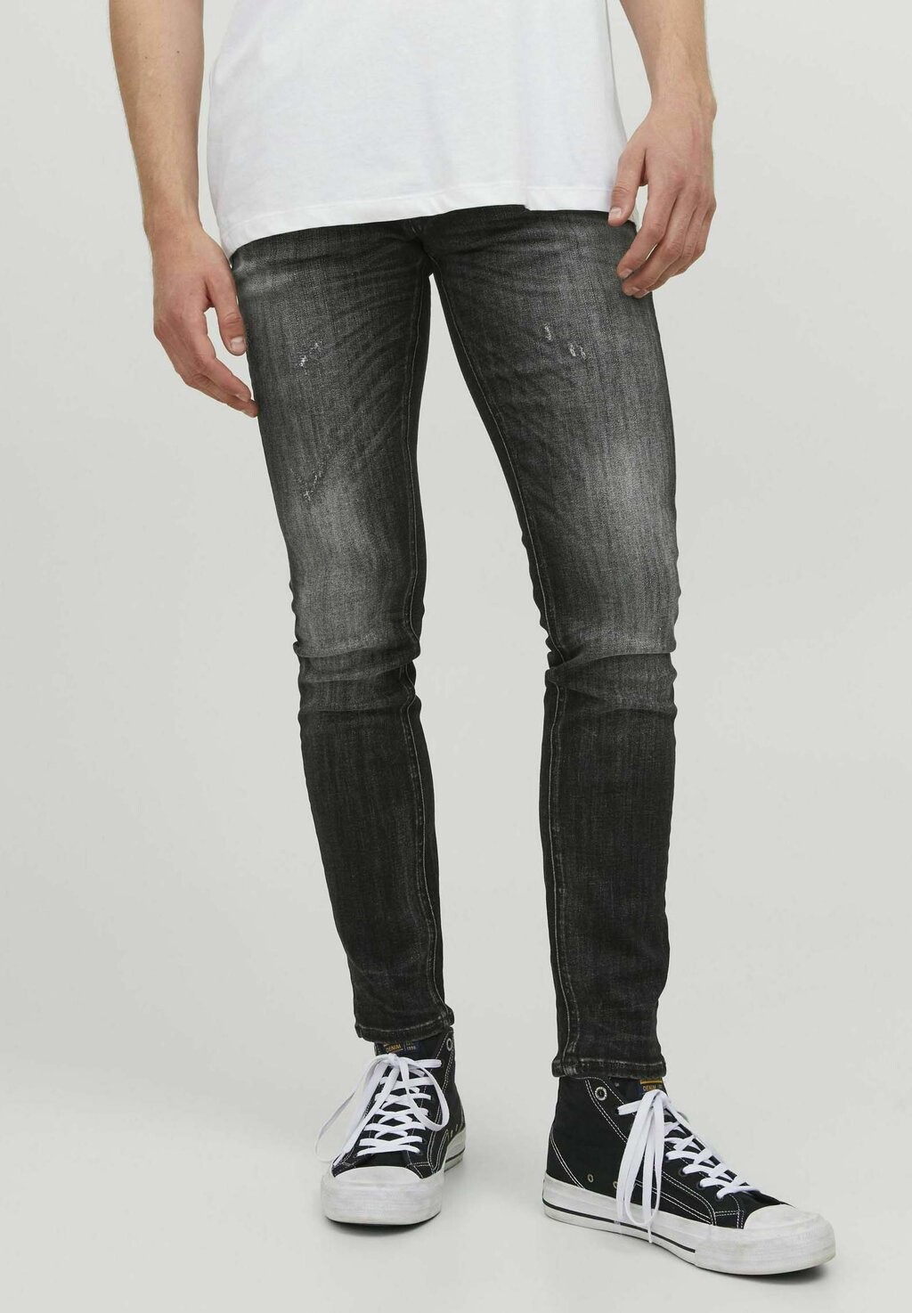 

Джинсы приталенного кроя LIAM SEAL GE 584 Jack & Jones, черный деним