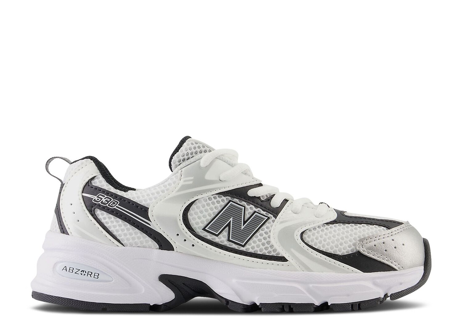 

Кроссовки New Balance 530 Big Kid 'White Black', белый
