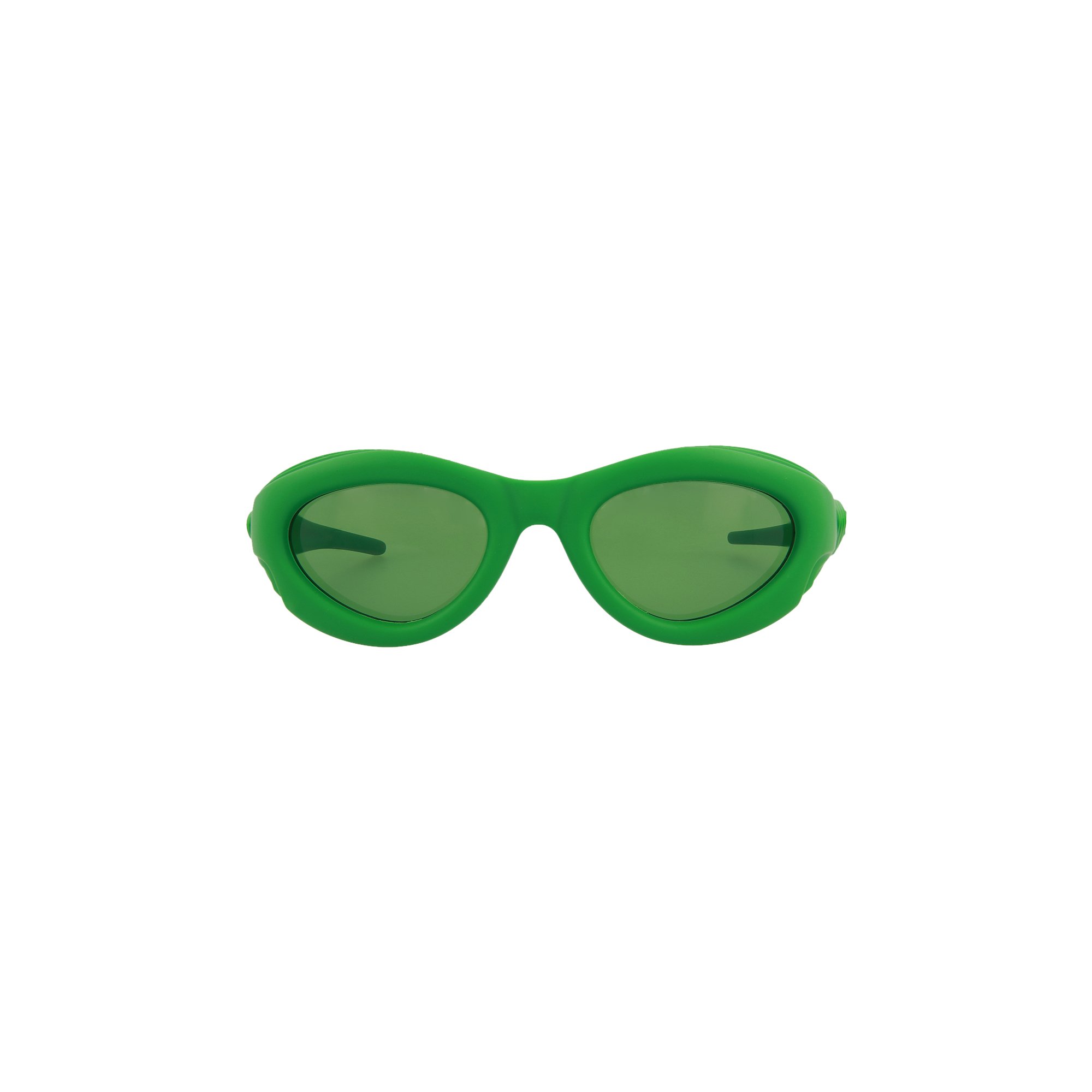 Солнцезащитные очки кошачий глаз Bottega Veneta, зеленые солнцезащитные очки кошачий глаз bottega veneta розовые