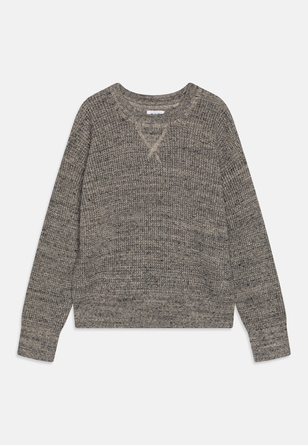 

Вязаный свитер V-WAFFLE GAP, цвет heather grey