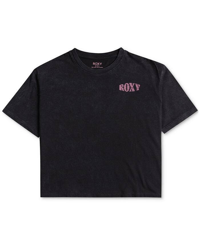 

Хлопковая футболка Big Girls Sun For All Seasons Roxy, серебро