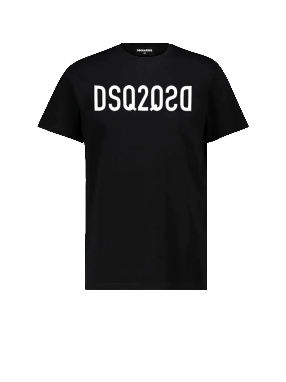 

Черная футболка унисекс с логотипом Dsquared