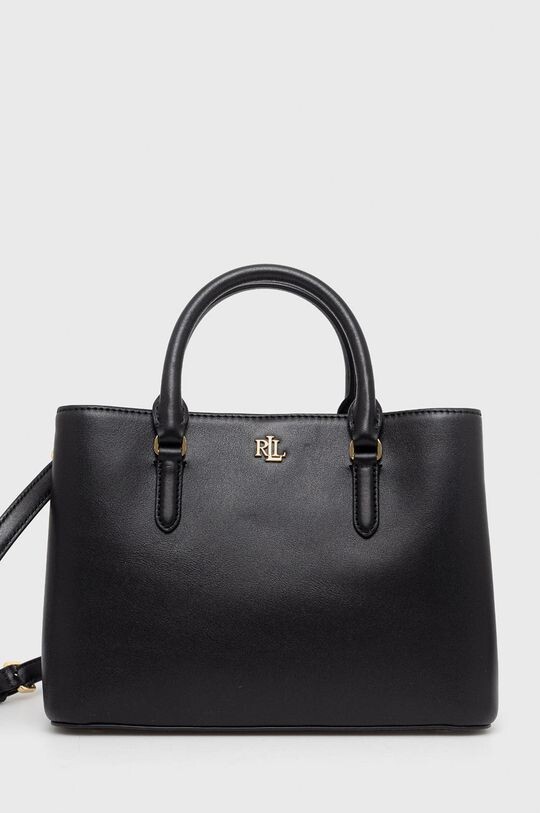 

Кожаная сумка 431876725004 Lauren Ralph Lauren, черный