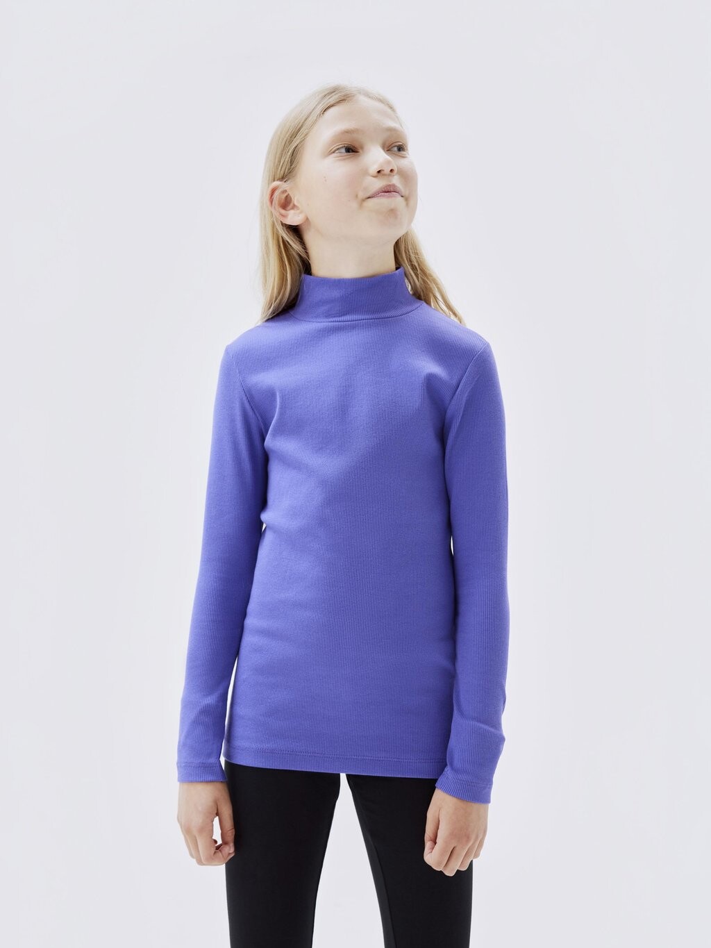 

Футболка с длинным рукавом Nkfnakal Rollneck Name it, цвет purple corallites