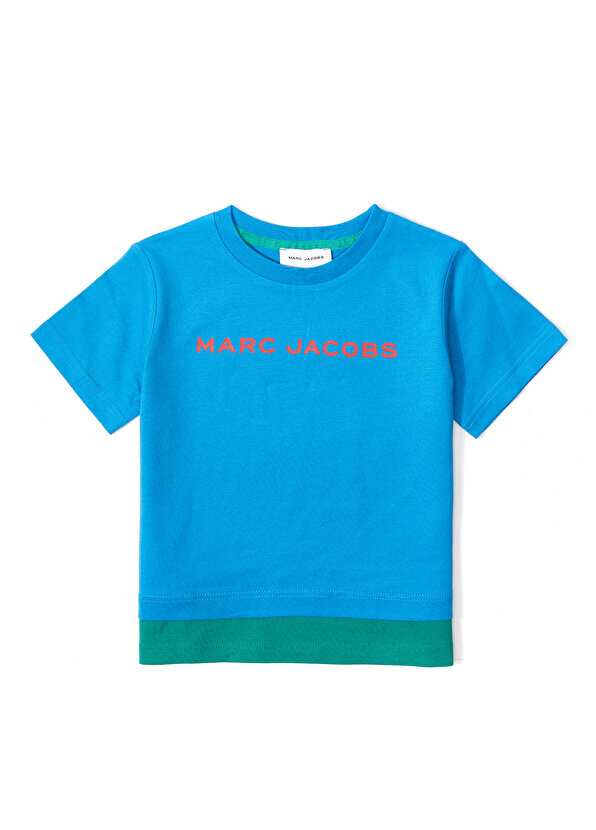 

Синяя футболка с логотипом для мальчика Marc Jacobs