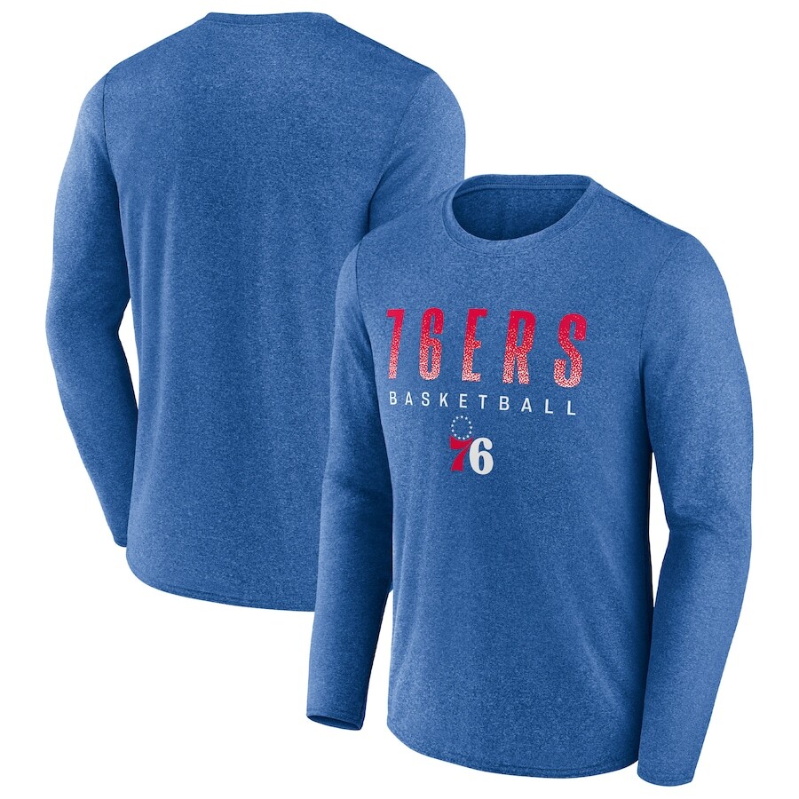 

Футболка с длинным рукавом Fanatics Branded Philadelphia 76Ers, роял