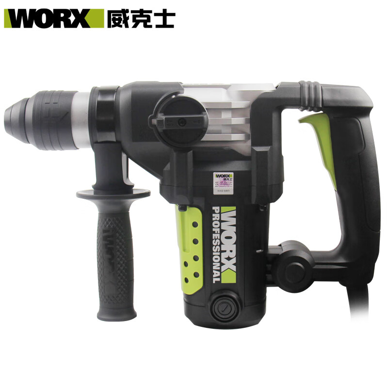 WORX WU327D многофункциональный электрический молоток и кирка, мощная ударная дрель двойного назначения, электроинструмент промышленного класса