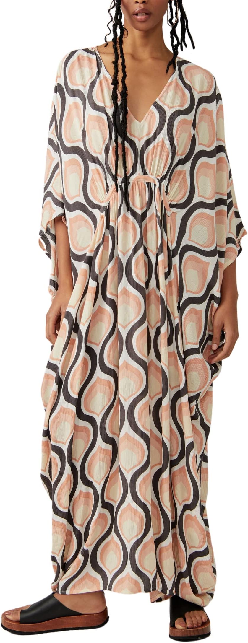 

Накидка Groovy Baby Maxi Kaftan Free People, цвет Pink Sand