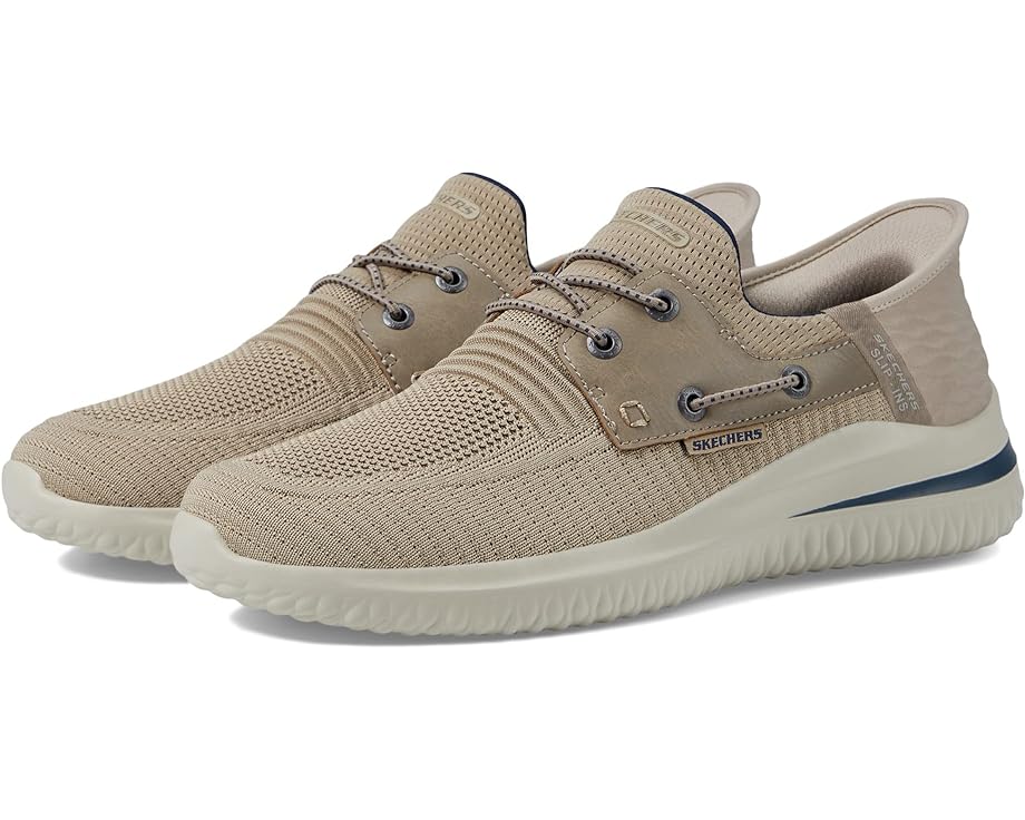 Кроссовки SKECHERS Delson 3.0 Roth Hands Free Slip-Ins, цвет Taupe