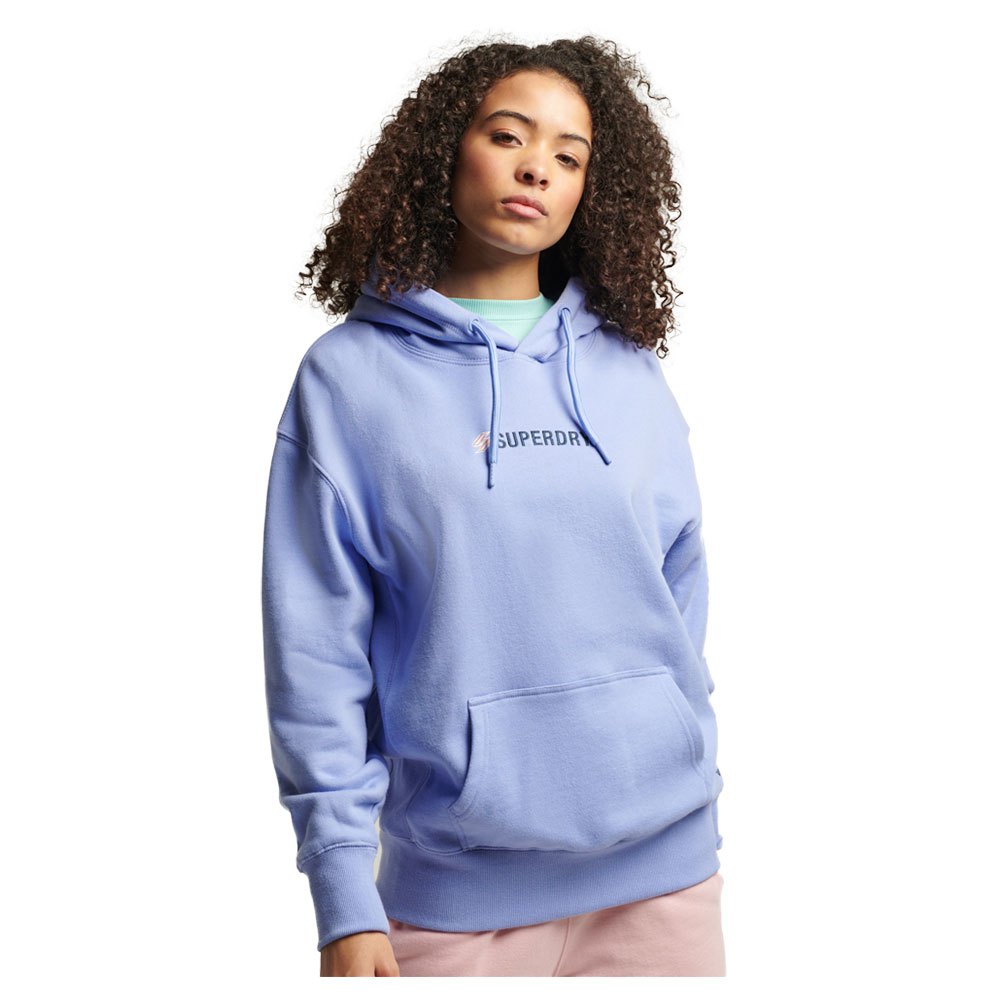 

Худи Superdry Code Sl Applique Os, фиолетовый