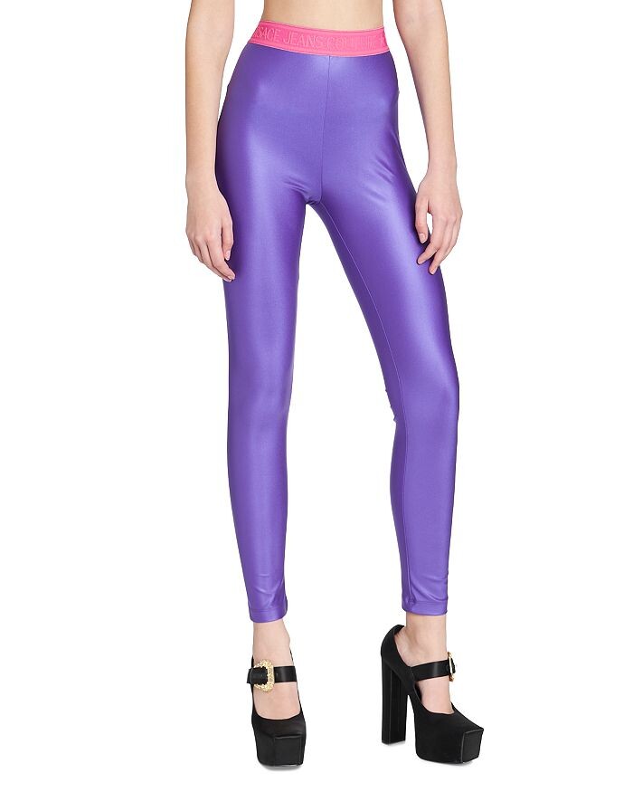 

Металлические леггинсы Versace Jeans Couture