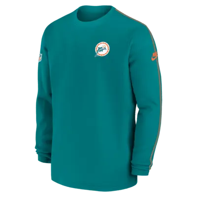 

Топ Nike Miami Dolphins Logo Coach Men’s NFL Long-Sleeve Top, цвет Aqua