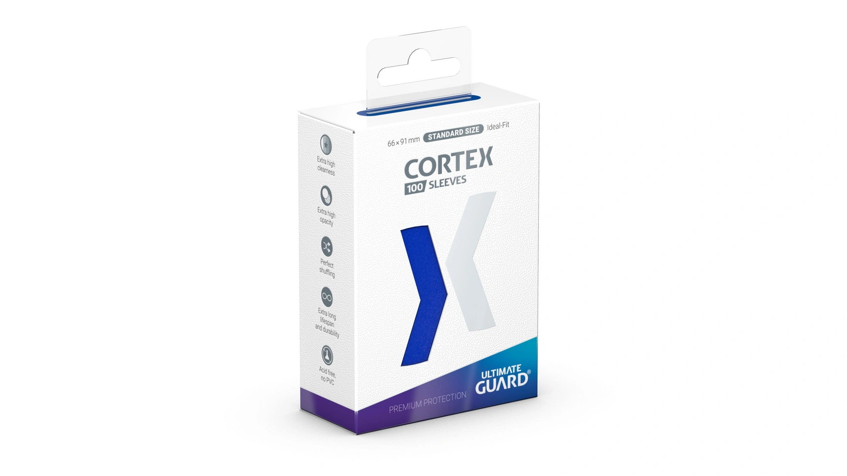 

Рукава Ultimate Guard Cortex, стандартный размер, синие (100)