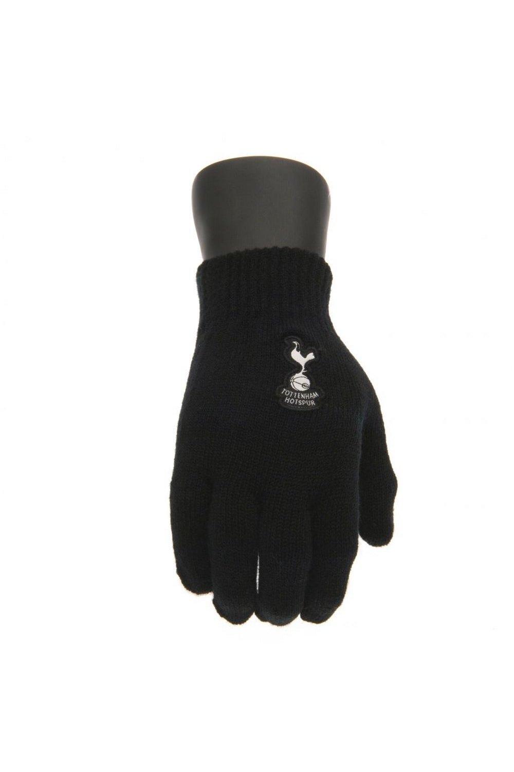 Вязаные перчатки Tottenham Hotspur FC, черный tottenham hotspur 3315526 s белый