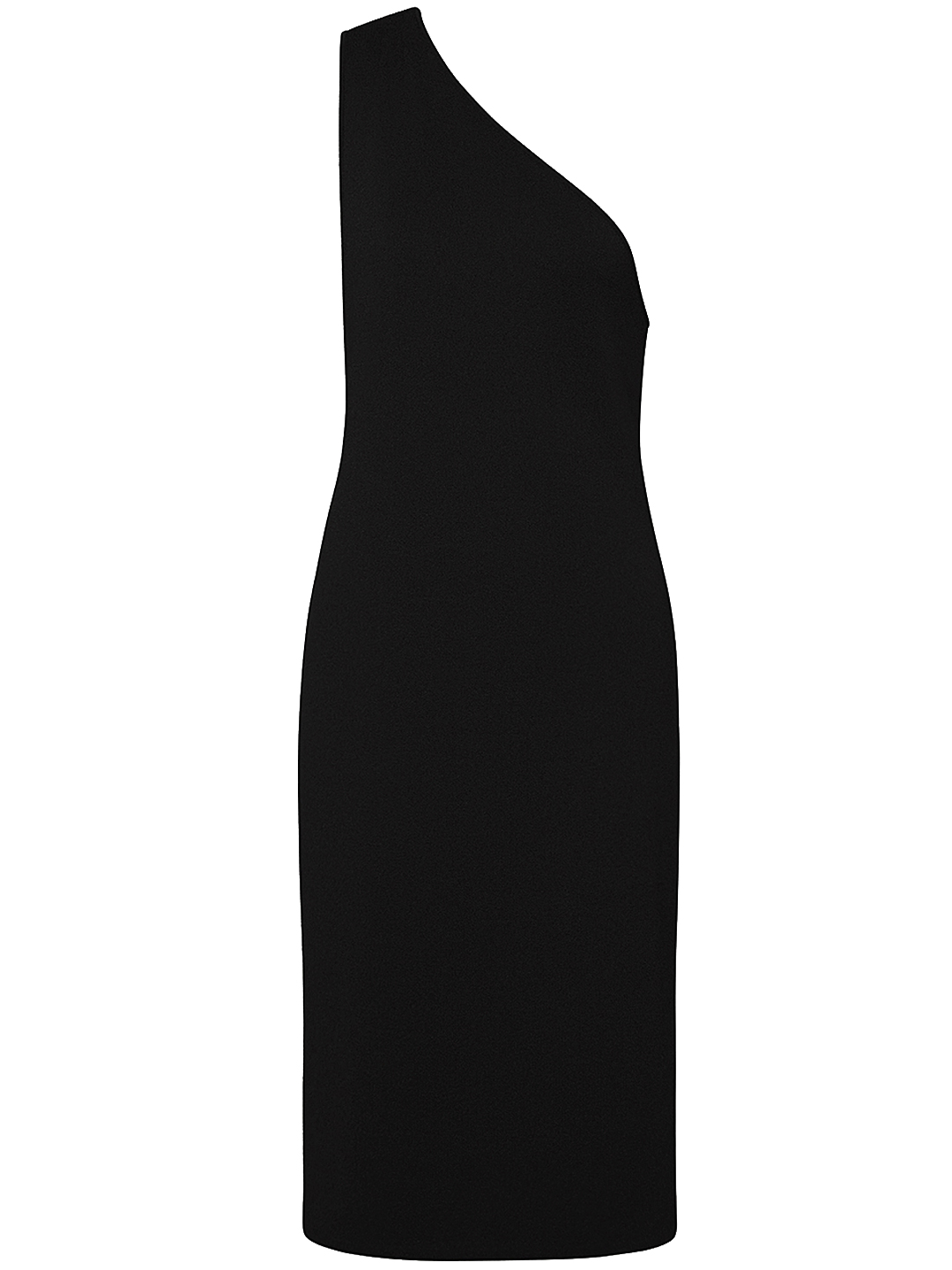 Платье Bottega Veneta One-shoulder, черный