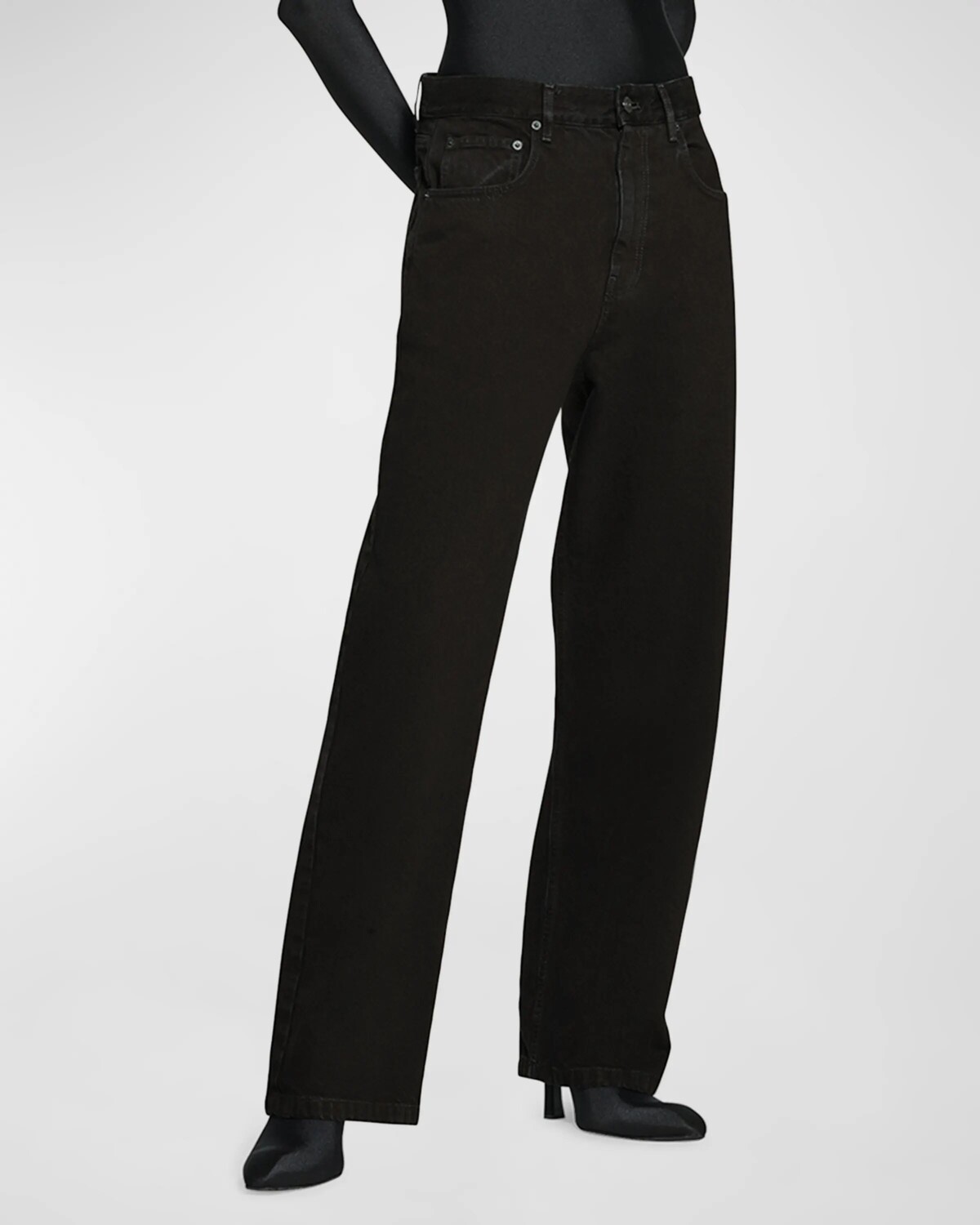 

Большие брюки Balenciaga, цвет 1105 Pitch Black
