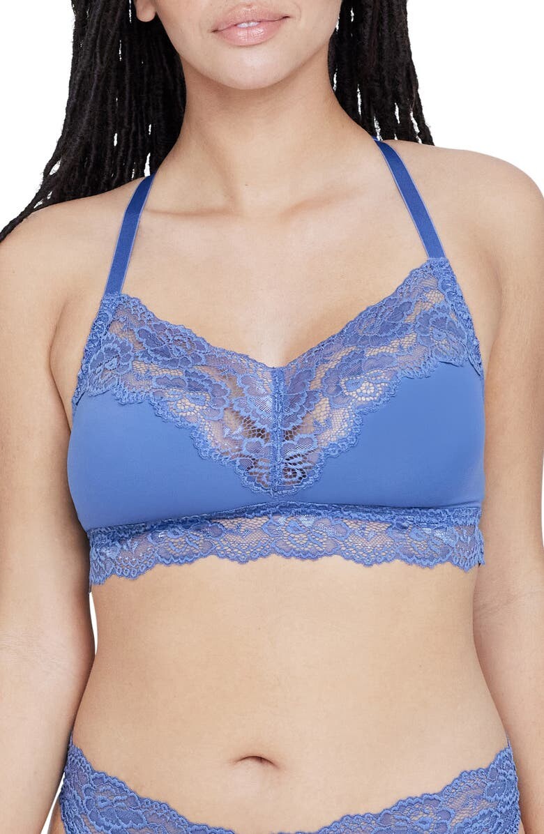 

Кружевной бюстгальтер без косточек Goddess Busty Racerback SKARLETT BLUE