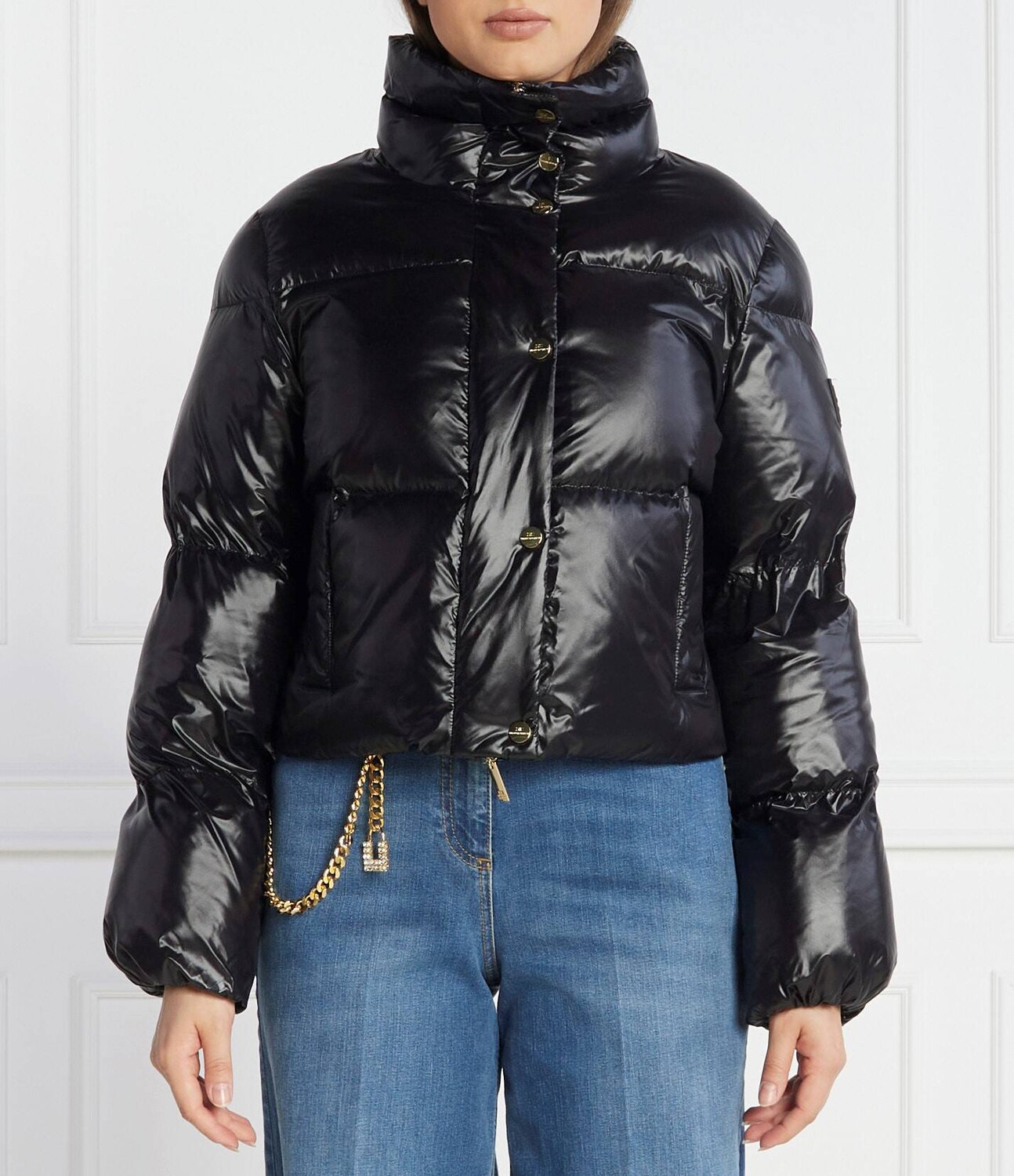 

Куртка Elisabetta Franchi Regular Fit, черный