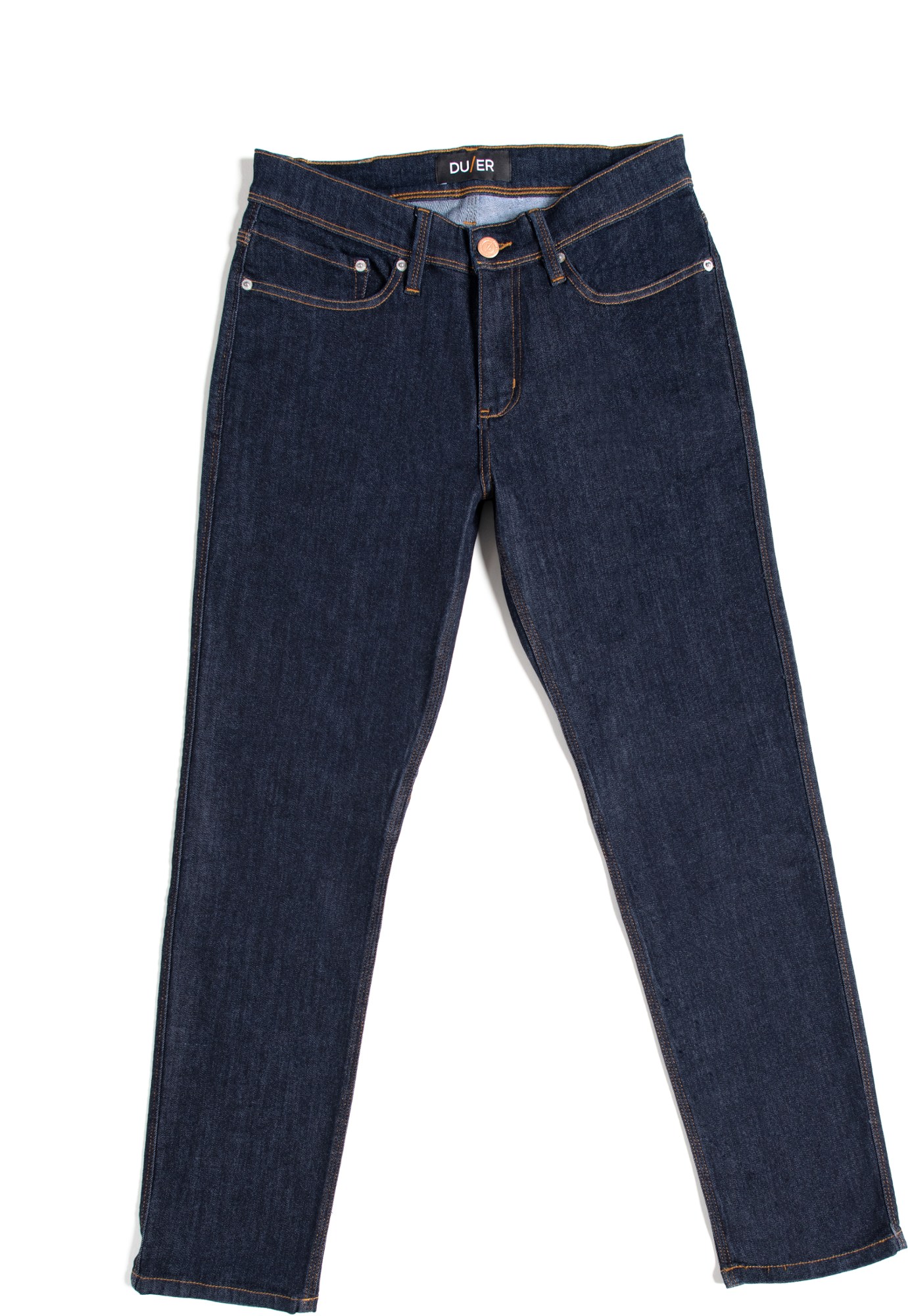 цена Джинсовые брюки узкого кроя Performance — мужские DUER, синий