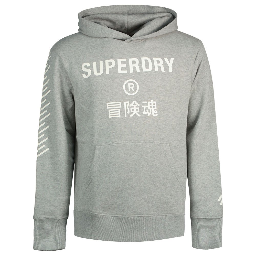 Худи Superdry Code Core Sport, серый