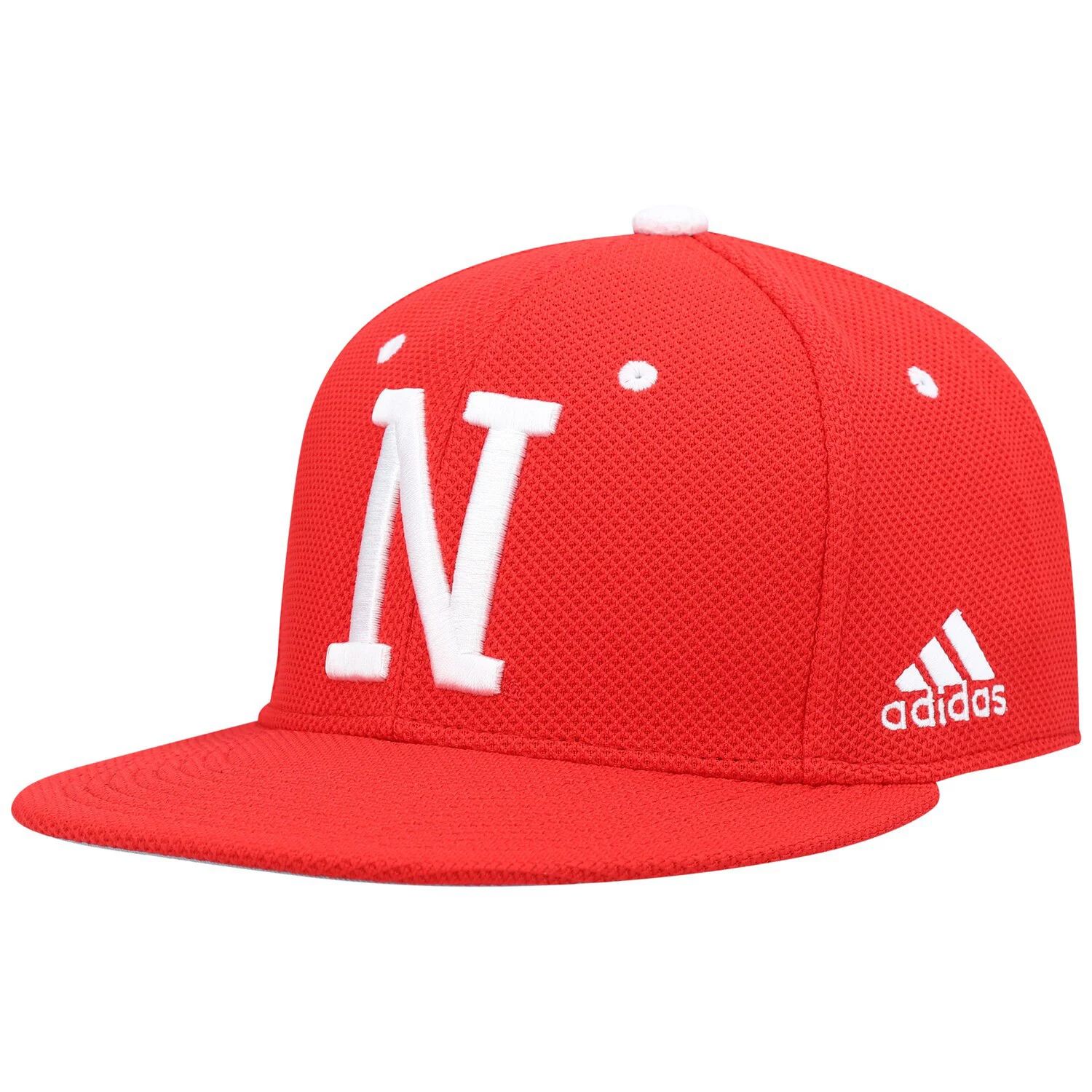 цена Мужская бейсбольная бейсболка с логотипом adidas Scarlet Nebraska Huskers