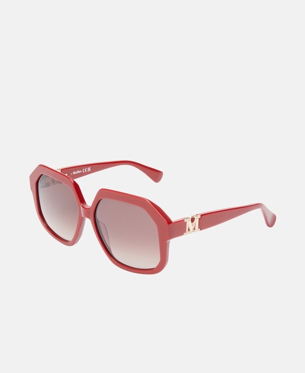 

Солнцезащитные очки Max Mara, красный