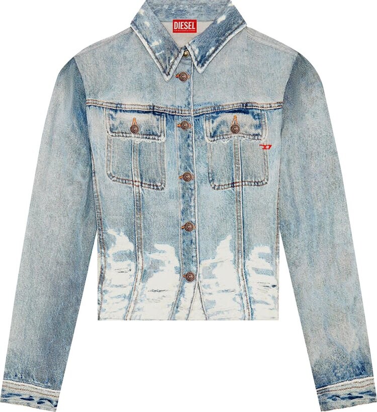 

Куртка Diesel Slim Fit Trucker 'Blue', синий